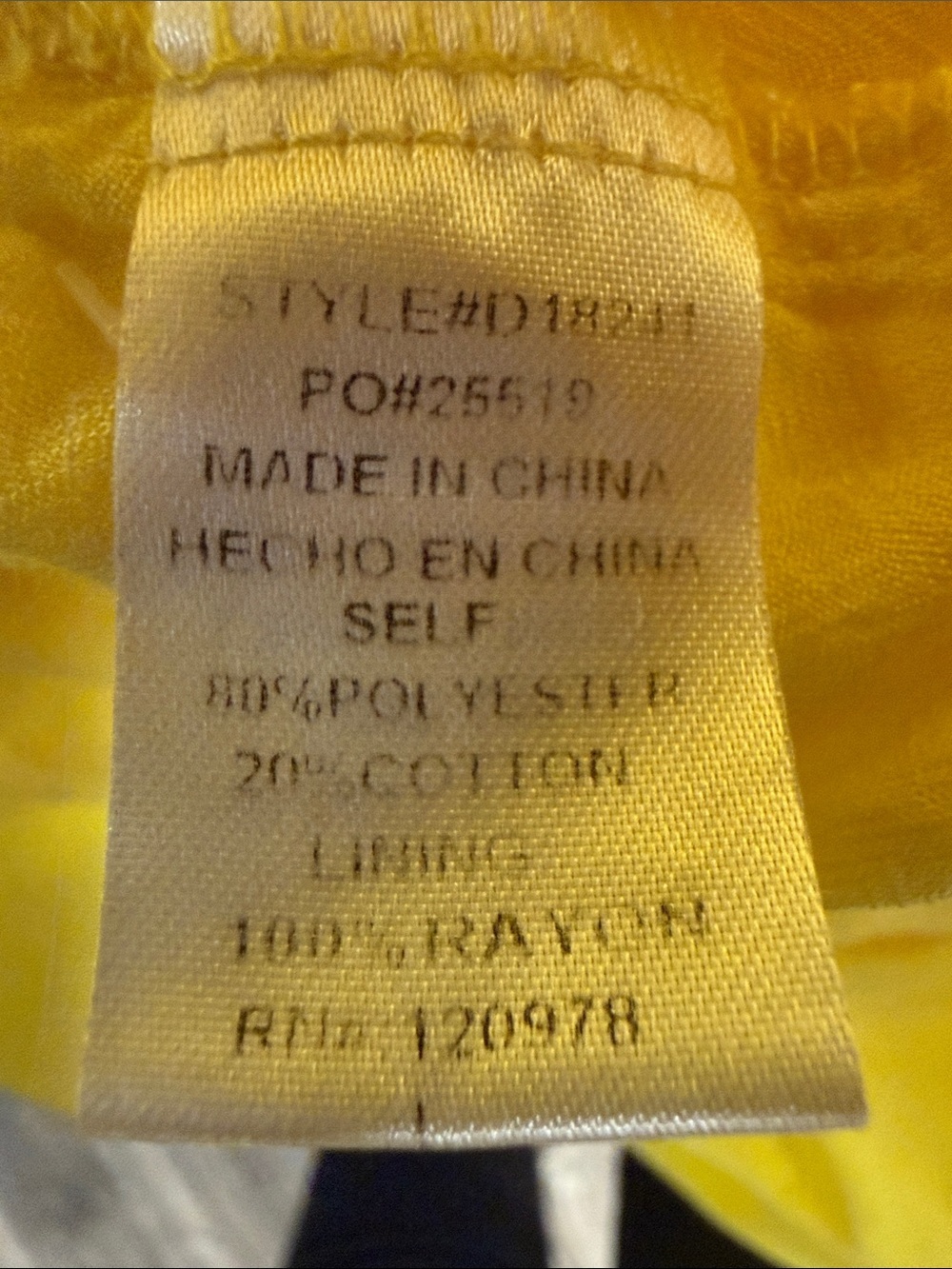 Entro Yellow Babydoll Midi Dress Boutique Summer Dress Size Large - Picture 7 of 8